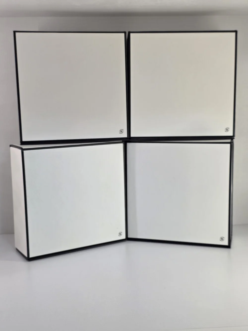 Authentic CHANEL White Luxury Gift Boxes - Set of 4